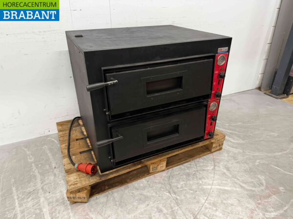 Four à pizza Saro en acier inoxydable 6 pizzas 30 cm de diamètre 400V Horeca (kopie) – Image 2
