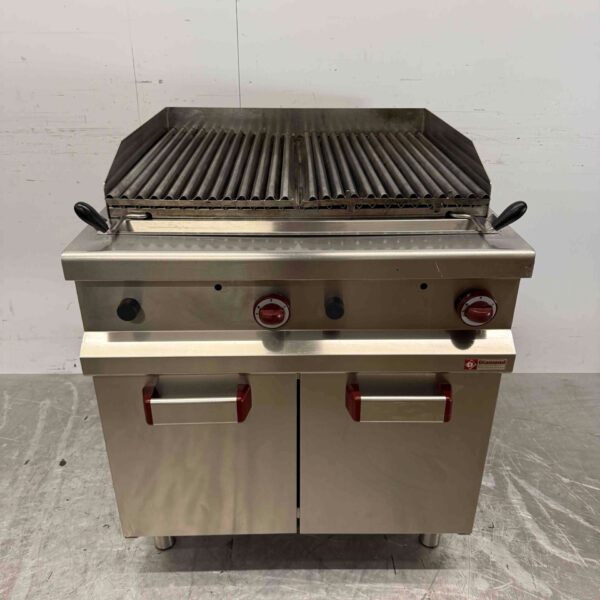 Gril Diamant en acier inoxydable 80 cm Gas Catering