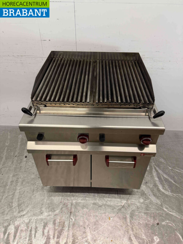 Gril Diamant en acier inoxydable 80 cm Gas Catering – Image 4