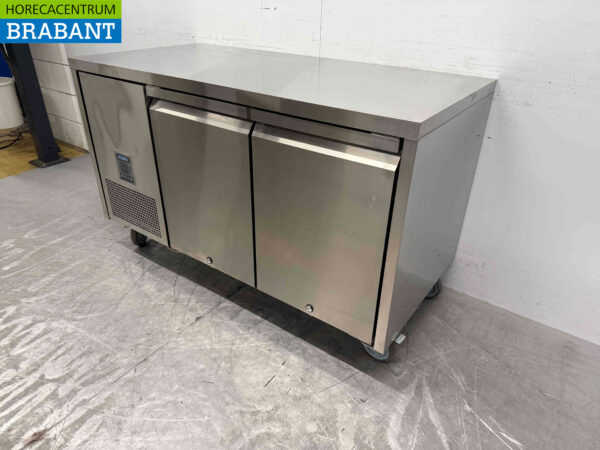 Acier inoxydable Polar UA006 Etabli de congélation mobile 2 portes 1/1 GN 230V Horeca – Image 3