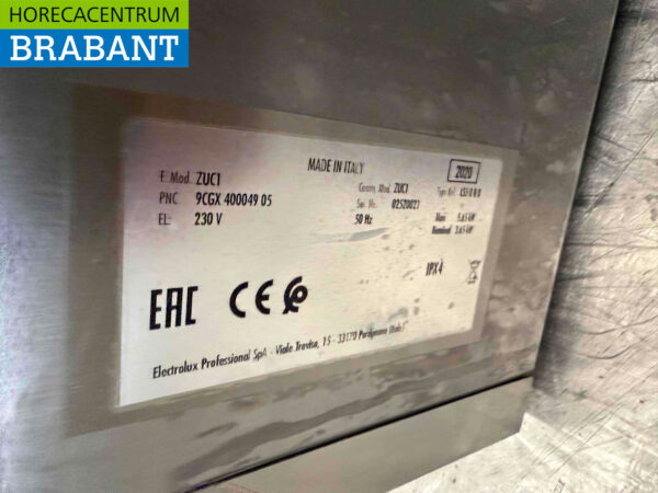 Lave-vaisselle Zanussi Zuc1 en acier inoxydable avec pompe de vidange 230V Horeca – Image 5