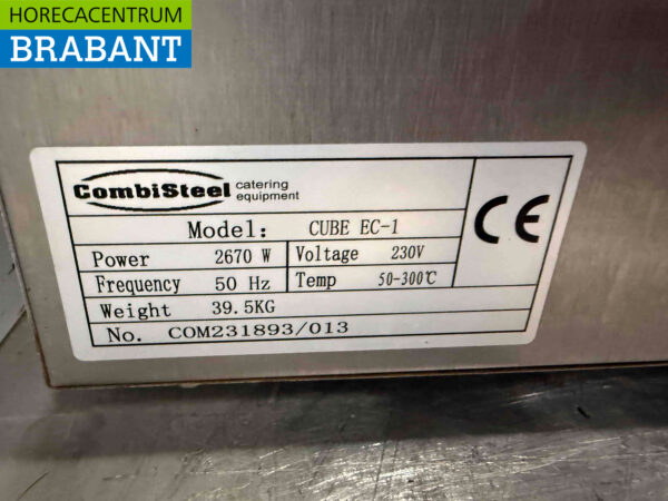 Acier inoxydable Combisteel Four à air chaud Four à convection Four Snack 230V Horeca – Image 5