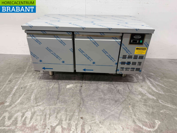 Réfrigérateur Combisteel en acier inoxydable Modèle bas 2 portes 120 cm 230V Horeca