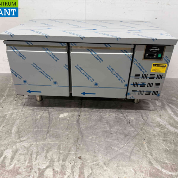 Réfrigérateur Combisteel en acier inoxydable Modèle bas 2 portes 120 cm 230V Horeca