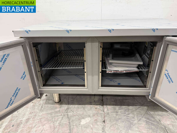 Réfrigérateur Combisteel en acier inoxydable Modèle bas 2 portes 120 cm 230V Horeca – Image 4