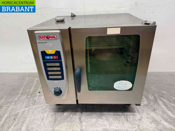 SelfCookingCenter Rational SCC 101 en acier inoxydable avec hotte 6 x 1/1 GN 400V Horeca (kopie)