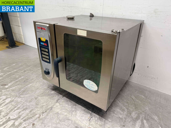 SelfCookingCenter Rational SCC 101 en acier inoxydable avec hotte 6 x 1/1 GN 400V Horeca (kopie) – Image 3