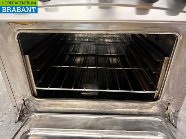 Cuisinière Zanussi en acier inoxydable à 4 feux avec four Restauration au GAZ – Image 5