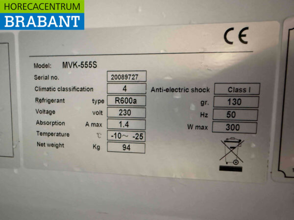 Maxxfrost congélateur en acier inoxydable 555 litres 230V Horeca – Image 5