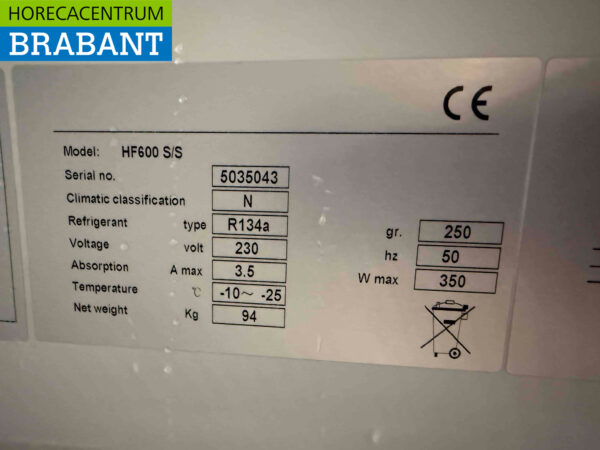 Maxxfrost congélateur en acier inoxydable 555 litres 230V Horeca – Image 5