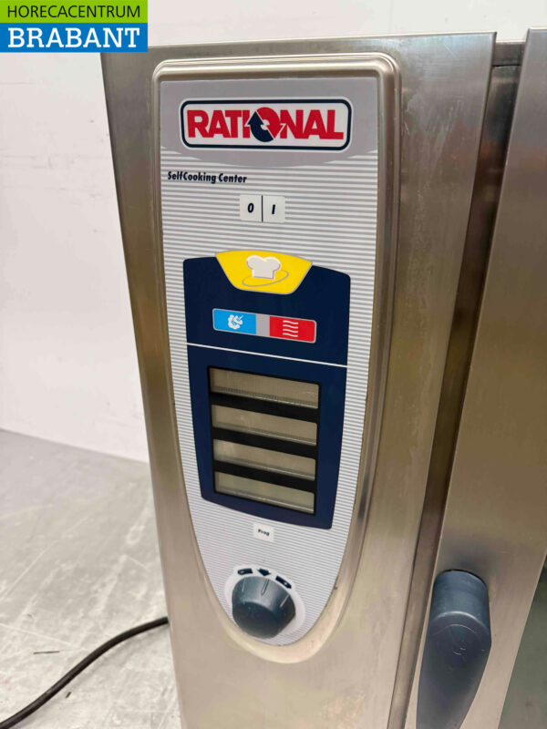 SelfCookingCenter Rational SCC 101 en acier inoxydable avec hotte 6 x 1/1 GN 400V Horeca (kopie) – Image 4