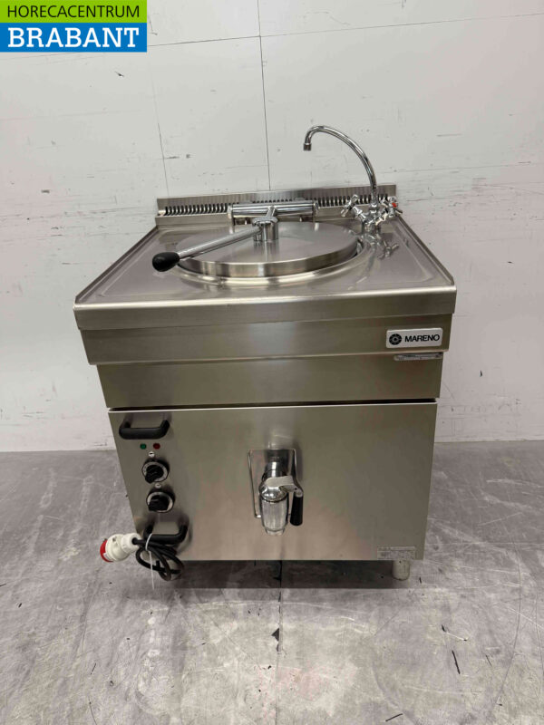 Bouilloire Mareno en acier inoxydable Capacité 50 litres 400V Horeca