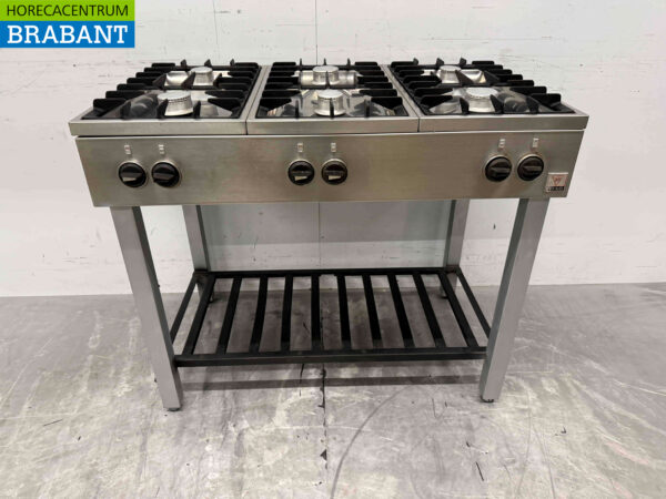 Plaque de cuisson Atag 6 feux en acier inoxydable 105 cm Propane Horeca