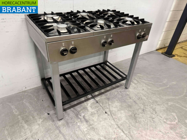 Plaque de cuisson Atag 6 feux en acier inoxydable 105 cm Propane Horeca – Image 3
