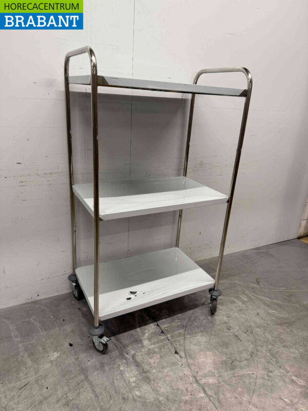 Acier inoxydable Saro Chariot de service 2 étages 86 cm Restauration (kopie) – Image 2