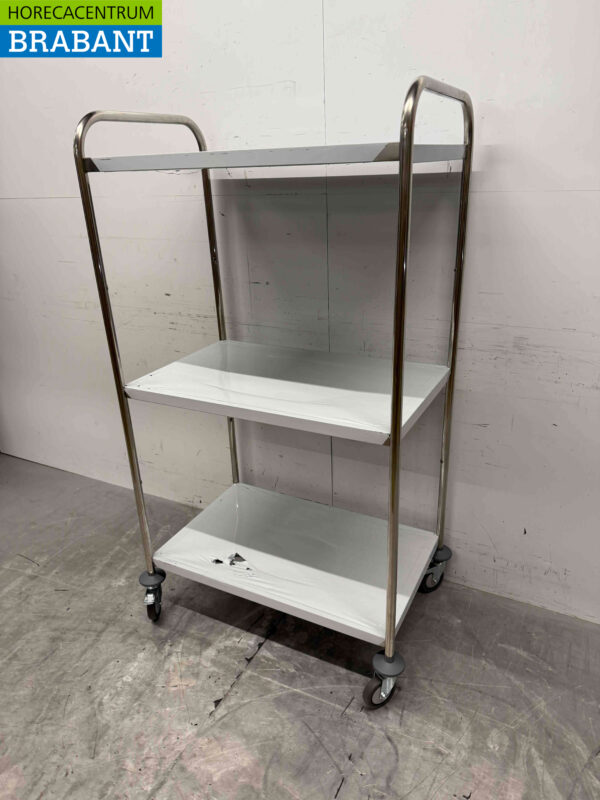 Acier inoxydable Saro Chariot de service 2 étages 86 cm Restauration (kopie) – Image 3