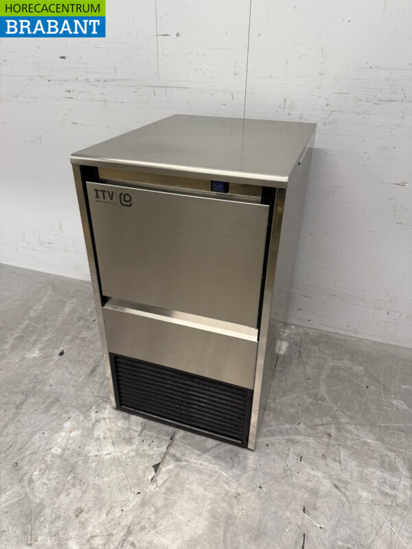 Machine à glaçons ITV en acier inoxydable 37 kg par jour 20 kg bunker 230V Horeca – Image 2