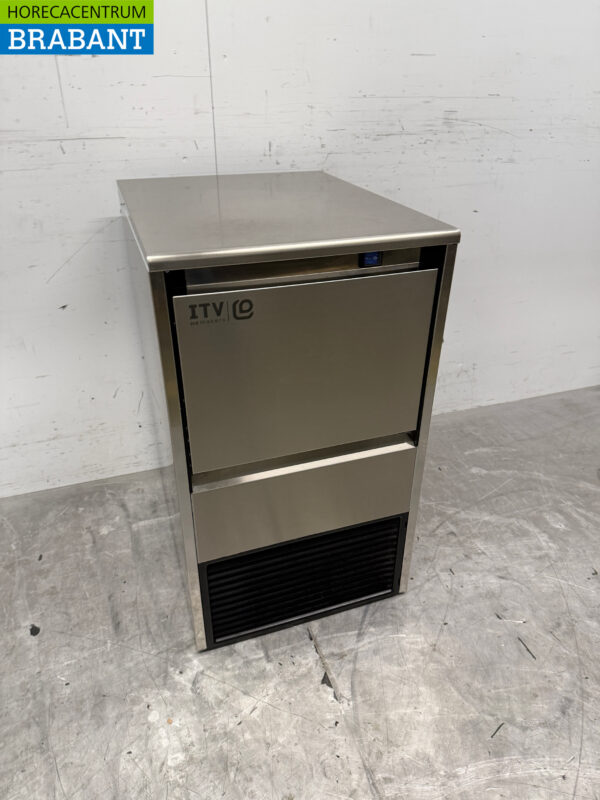 Machine à glaçons ITV en acier inoxydable 37 kg par jour 20 kg bunker 230V Horeca – Image 3
