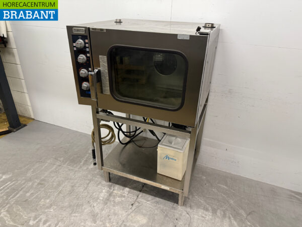 Four mixte Zanussi en acier inoxydable 6 x 1/1 GN avec adoucisseur d'eau 400V Horeca – Image 3