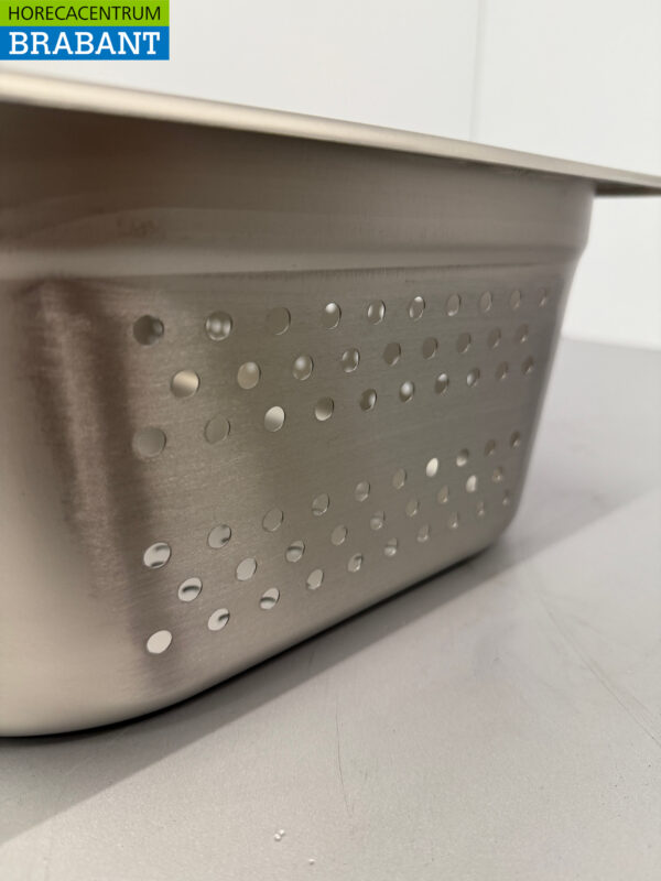 Bac gastronorme perforé en acier inoxydable GN Tray 1/1 Profondeur 150 mm Horeca – Image 5