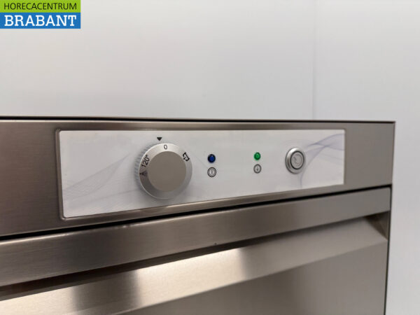 Machine à laver le verre Asber Basic-line en acier inoxydable Rinceuse de verre avec pompe d'évacuation et pompes à savon 230V Horeca – Image 7