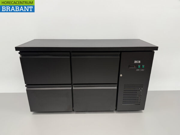 HCB Backbar Bar Cooler 4 tiroirs 280 litres 146,5 cm 230V Horeca