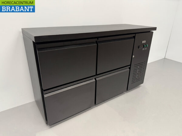 HCB Backbar Bar Cooler 4 tiroirs 280 litres 146,5 cm 230V Horeca – Image 3