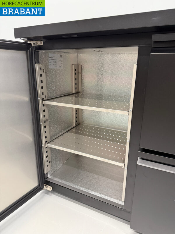 HCB Backbar Bar Cooler 1 porte et 4 tiroirs 425 litres 200,5 cm 230V Horeca – Image 6