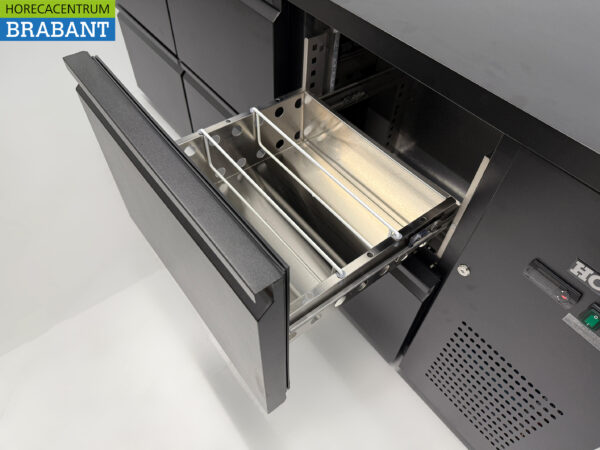 HCB Backbar Bar Cooler 6 tiroirs 425 litres 200,5 cm 230V Horeca – Image 5