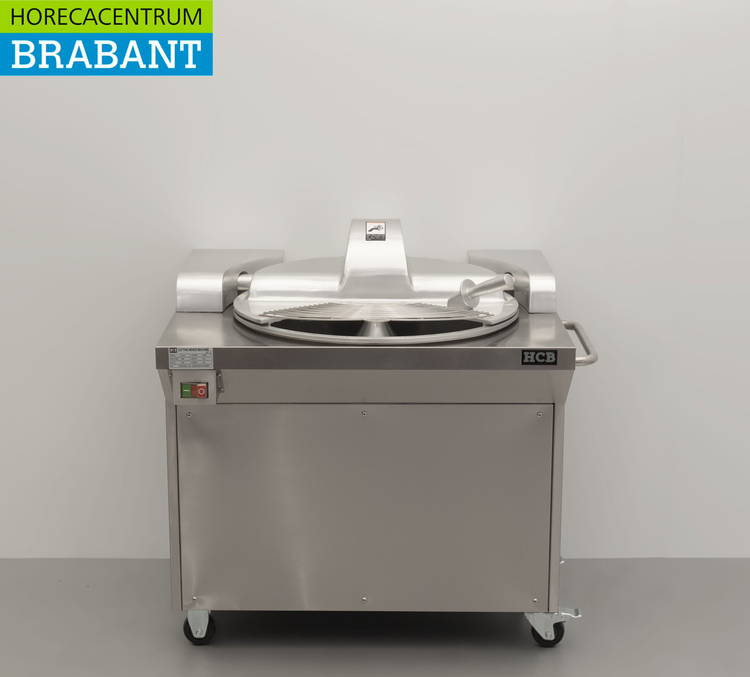 HCB Coupe-boules mobile en acier inoxydable Coupe-viande Coupe-légumes 20 litres 230V Horeca