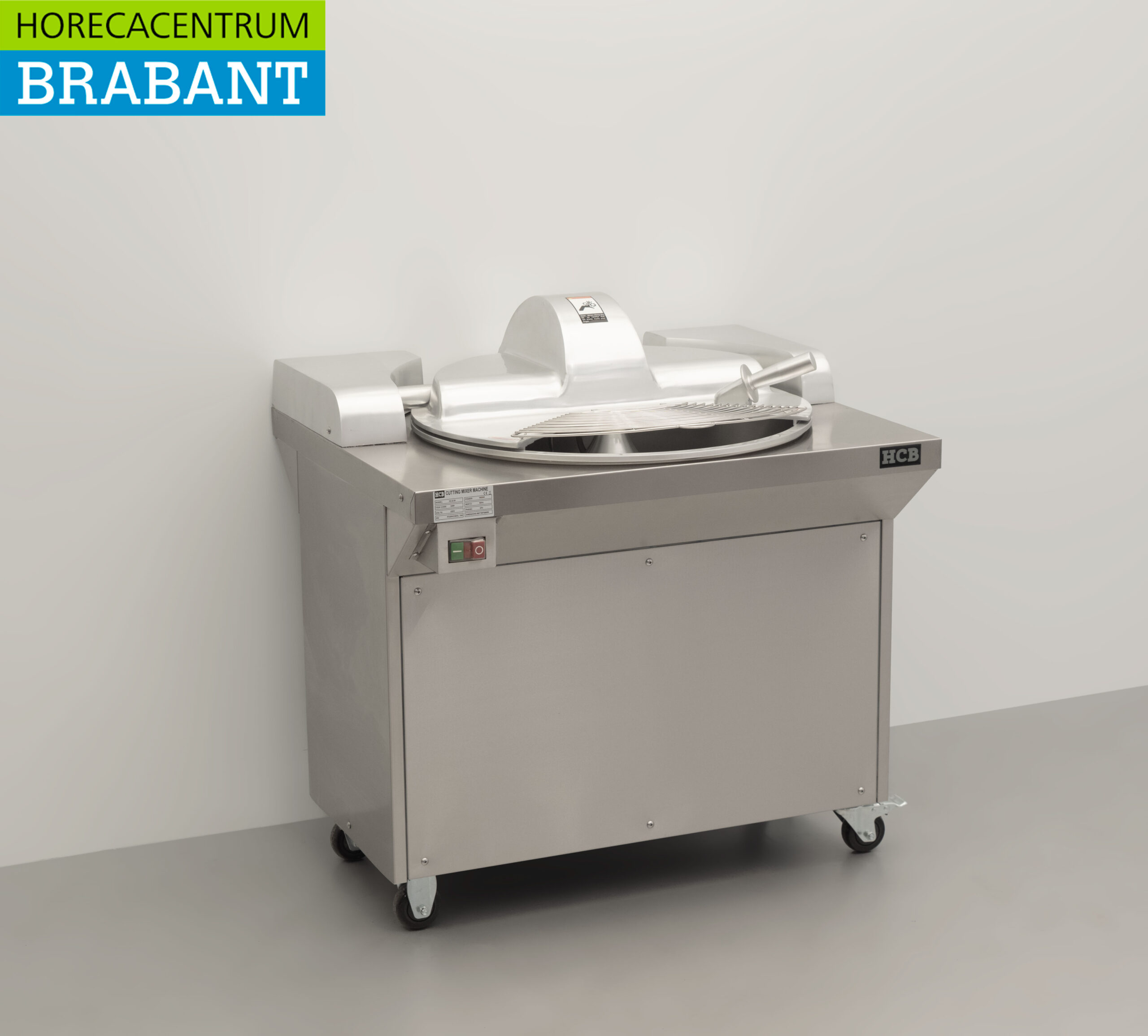 HCB Coupe-boules mobile en acier inoxydable Coupe-viande Coupe-légumes 20 litres 230V Horeca – Image 3