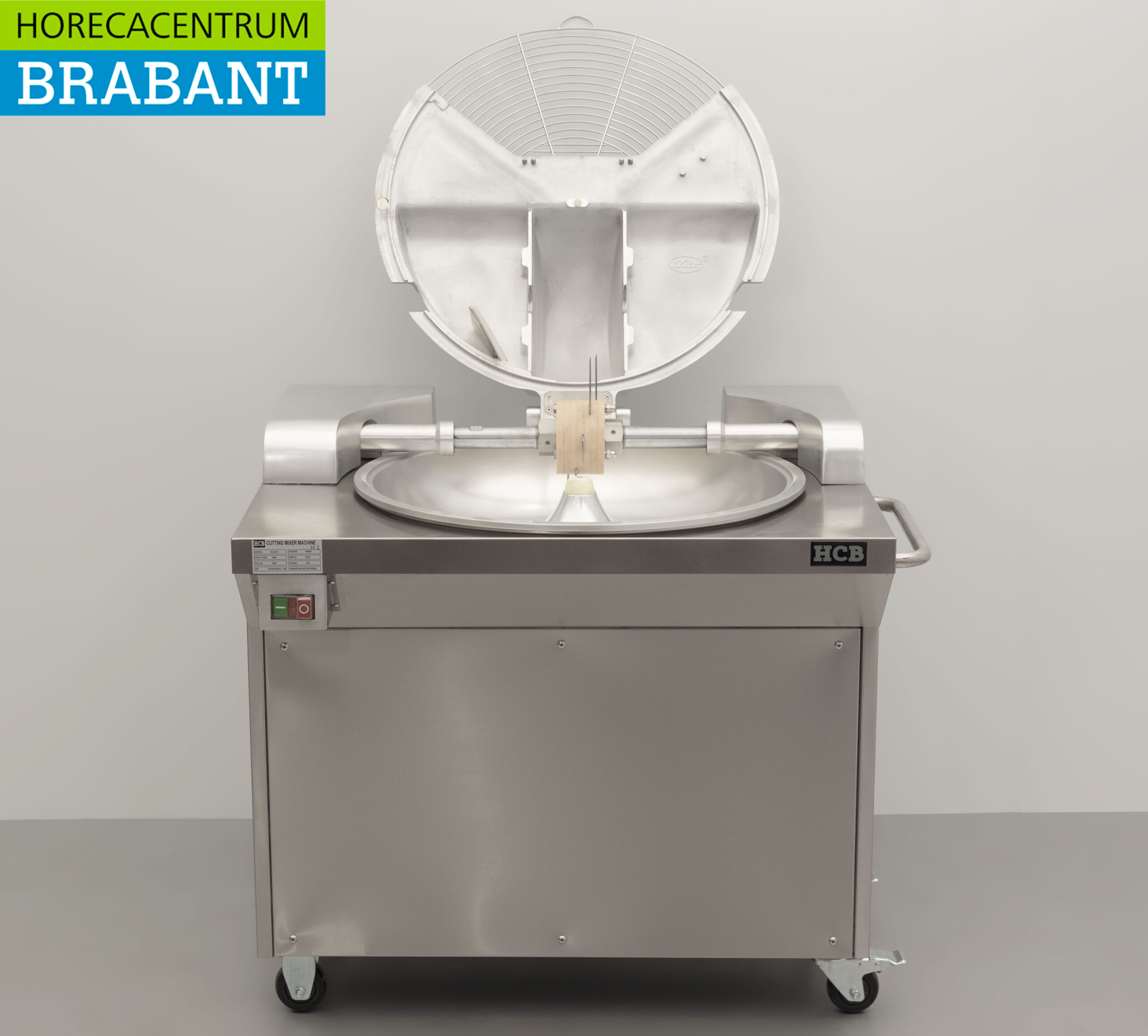 HCB Coupe-boules mobile en acier inoxydable Coupe-viande Coupe-légumes 20 litres 230V Horeca – Image 4