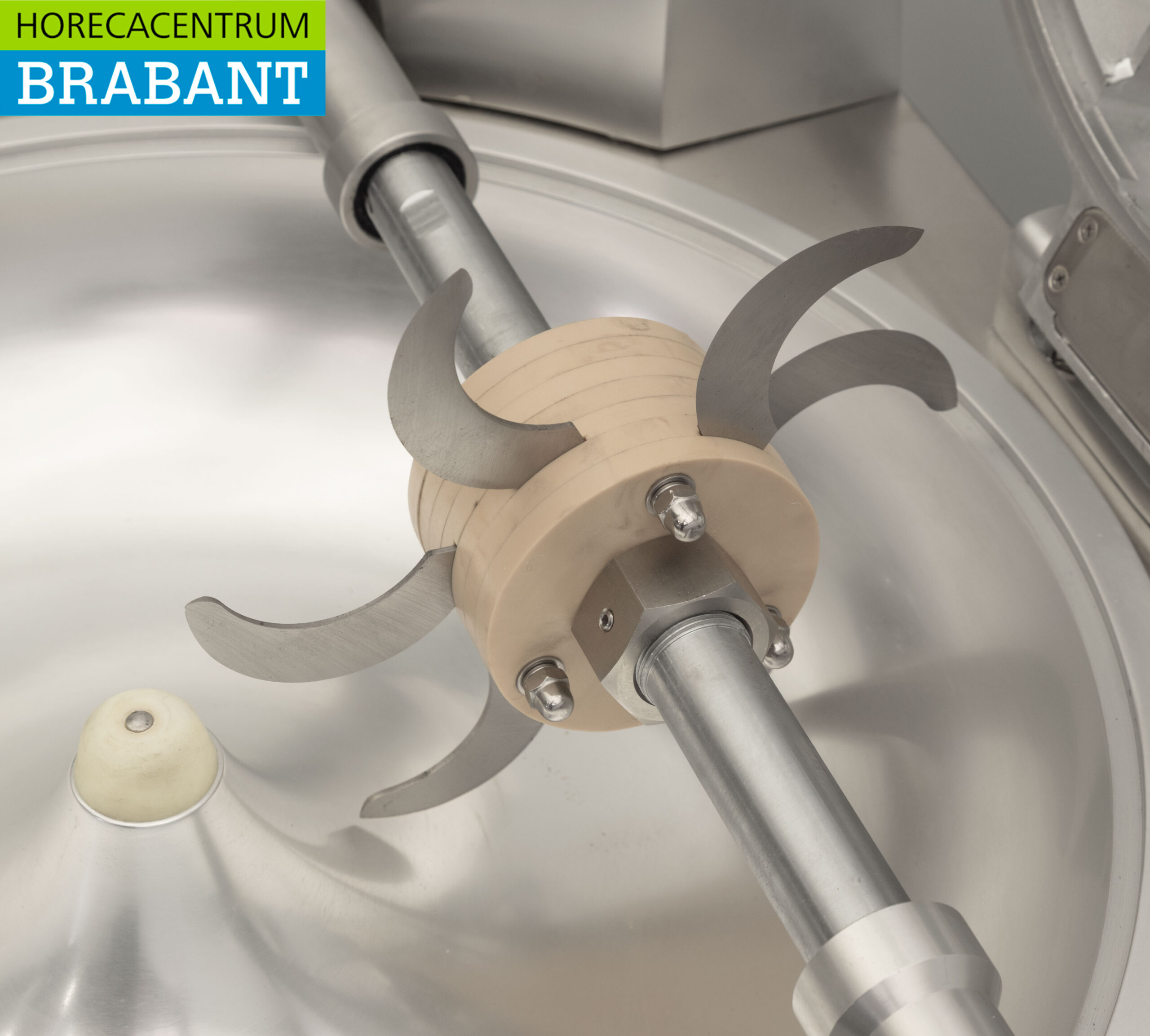 HCB Coupe-boules mobile en acier inoxydable Coupe-viande Coupe-légumes 20 litres 230V Horeca – Image 9