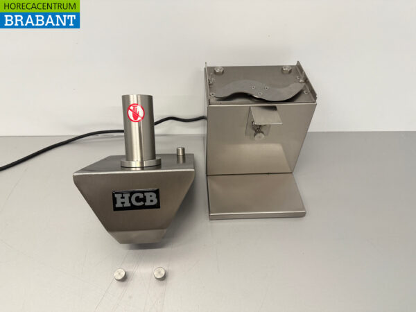HCB Trancheur de saucisses électrique en acier inoxydable Trancheur de saucisses au curry 230V Horeca – Image 5