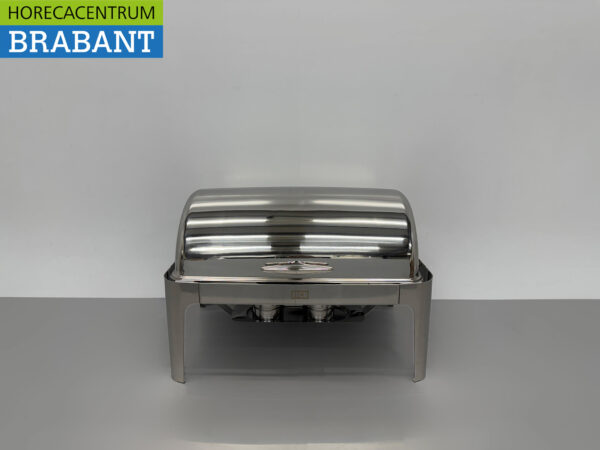 HCB Chafing Dish Rolltop acier inoxydable - 9 litres - 2 x 1/2 GN Horeca