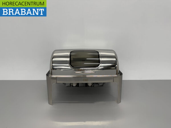 HCB Chafing Dish Rolltop acier inoxydable - Voyant - 9 litres - 1/1 GN Restauration