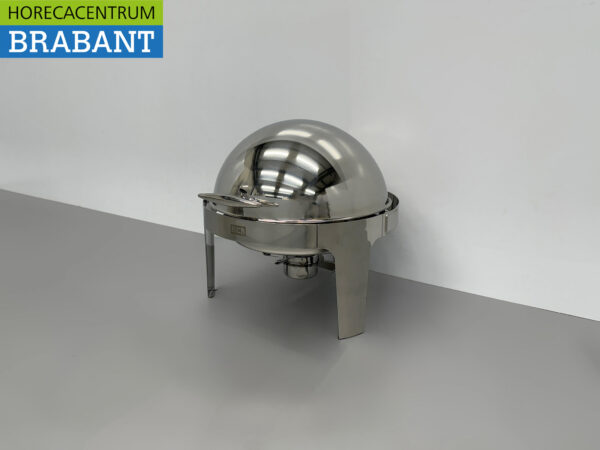 HCB Chafing Dish rond Rolltop acier inoxydable - 6 litres - Horeca – Image 2