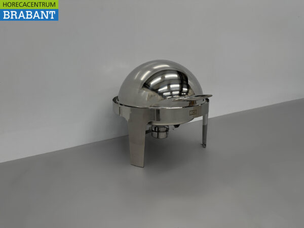 HCB Chafing Dish rond Rolltop acier inoxydable - 6 litres - Horeca – Image 3
