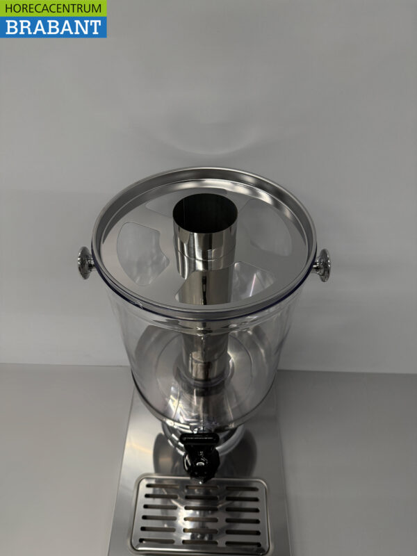 HCB Distributeur de jus de fruits en acier inoxydable - 8 litres - Horeca – Image 5