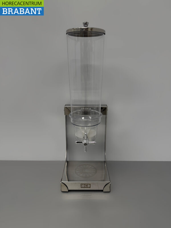 Distributeur de haricots en acier inoxydable - 3,5 litres - HCB - Horeca