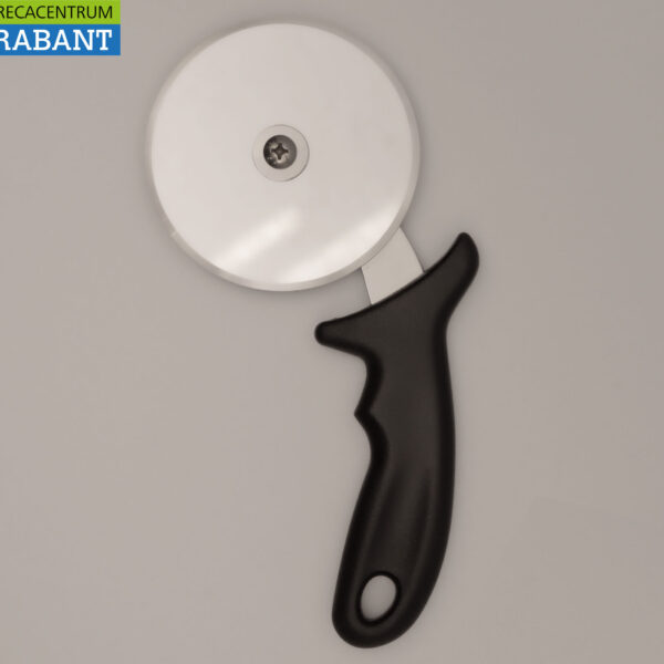 Coupe-pizza HCB en acier inoxydable Ø 10 cm, longueur 23 cm Horeca