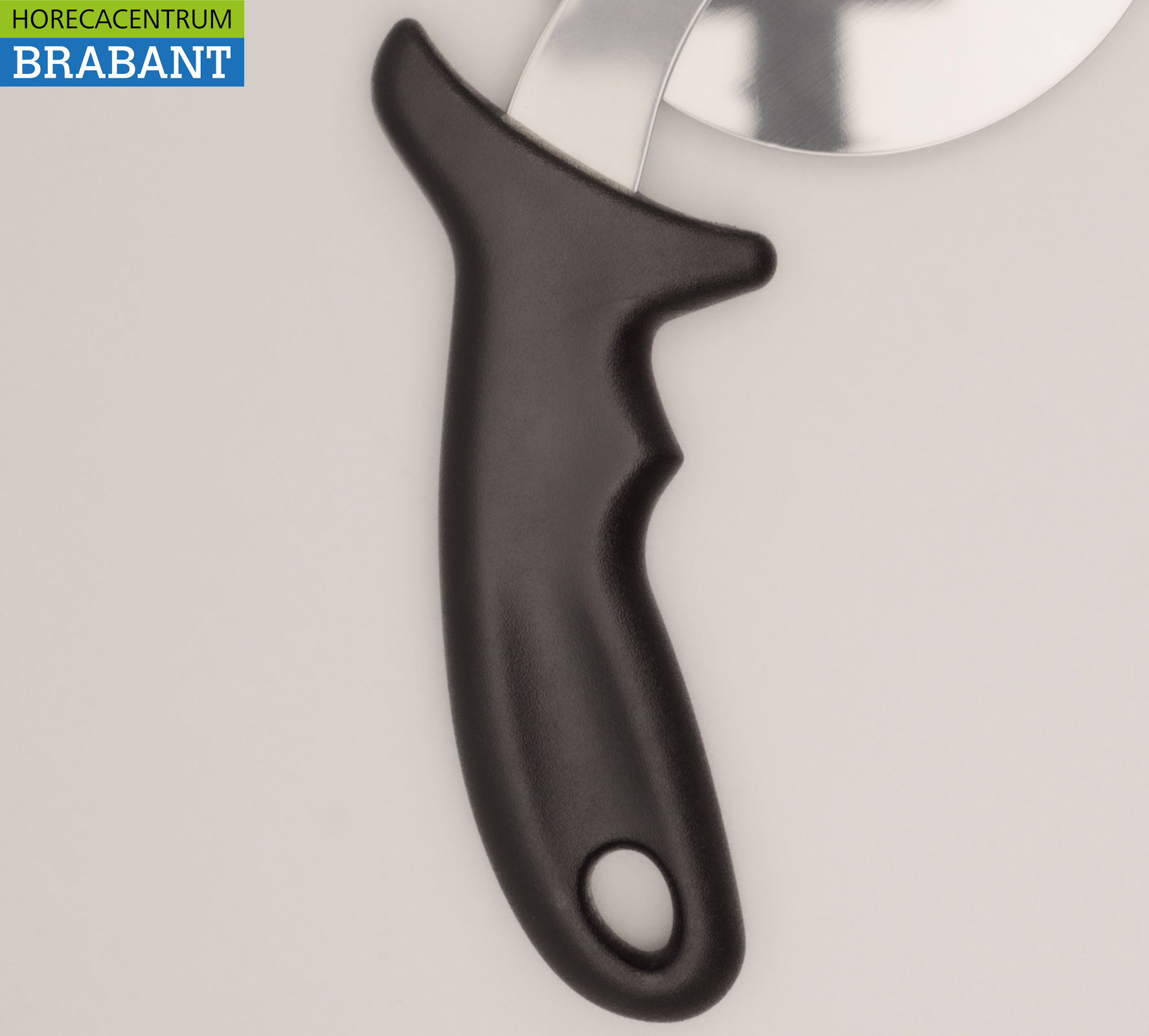 Coupe-pizza HCB en acier inoxydable Ø 10 cm, longueur 23 cm Horeca – Image 4