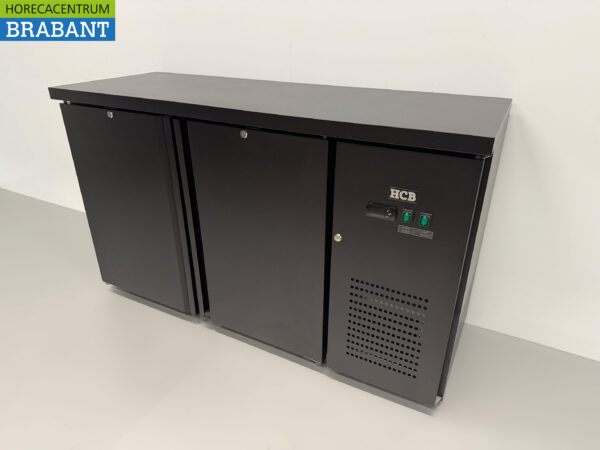 HCB Backbar Bar Cooler 2 portes 280 litres 146,5 cm 230V Horeca – Image 2