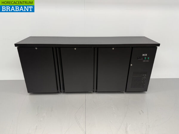 HCB Acier inoxydable Backbar Bar Cooler Portes vitrées pliantes 337 litres 135 cm 230V Horeca (kopie) (kopie) (kopie)
