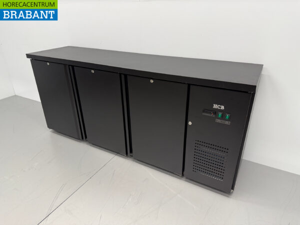 HCB Acier inoxydable Backbar Bar Cooler Portes vitrées pliantes 337 litres 135 cm 230V Horeca (kopie) (kopie) (kopie) – Image 2