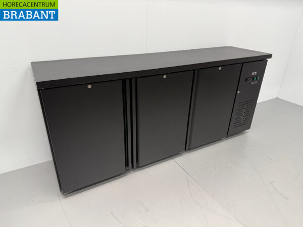 HCB Acier inoxydable Backbar Bar Cooler Portes vitrées pliantes 337 litres 135 cm 230V Horeca (kopie) (kopie) (kopie) – Image 3