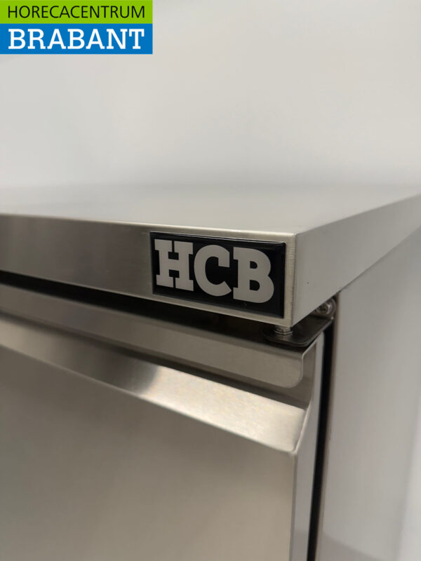 Établi réfrigéré en acier inoxydable 2 portes 90 cm 230V Horeca – Image 6