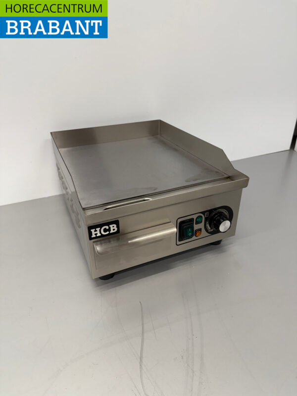 Plaque de gril en acier inoxydable Lisse 36 cm 230V Horeca – Image 3