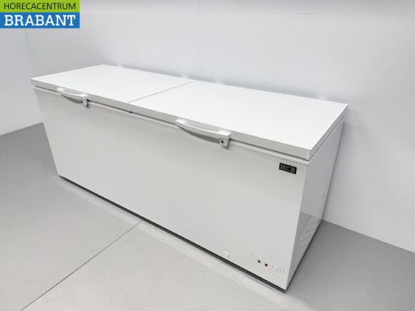 HCB Freezer Congélateur coffre avec double couvercle rabattable 670 litres 230V Horeca – Image 2