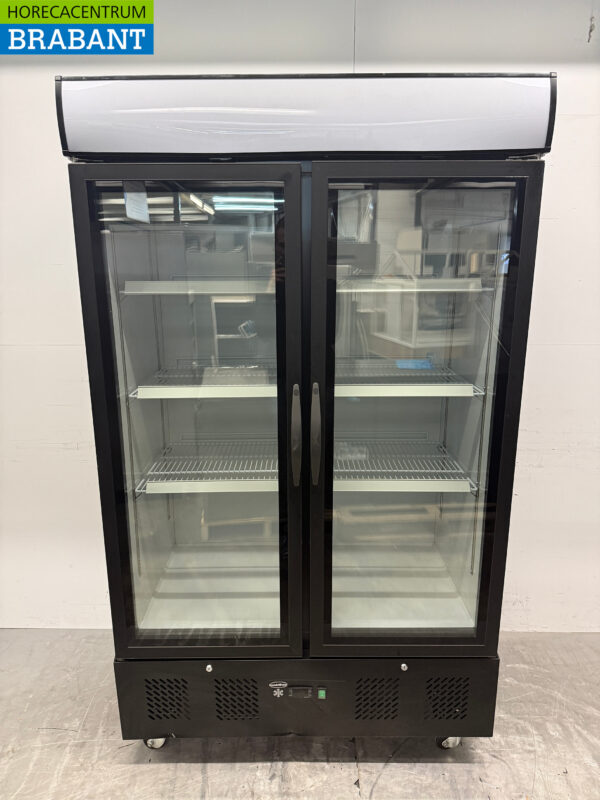 Combisteel Réfrigérateur à roulettes à double porte vitrée 1079 litres 230V Horeca